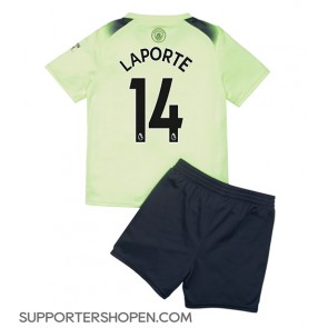 Manchester City Aymeric Laporte #14 Tredje tröja Barn 2022-23 Kortärmad (+ korta byxor)